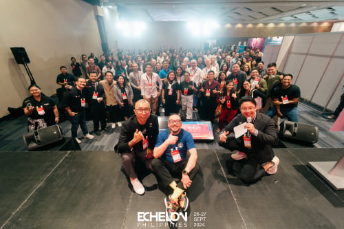 Echelon Philippines speaker session with audience in front of the stage